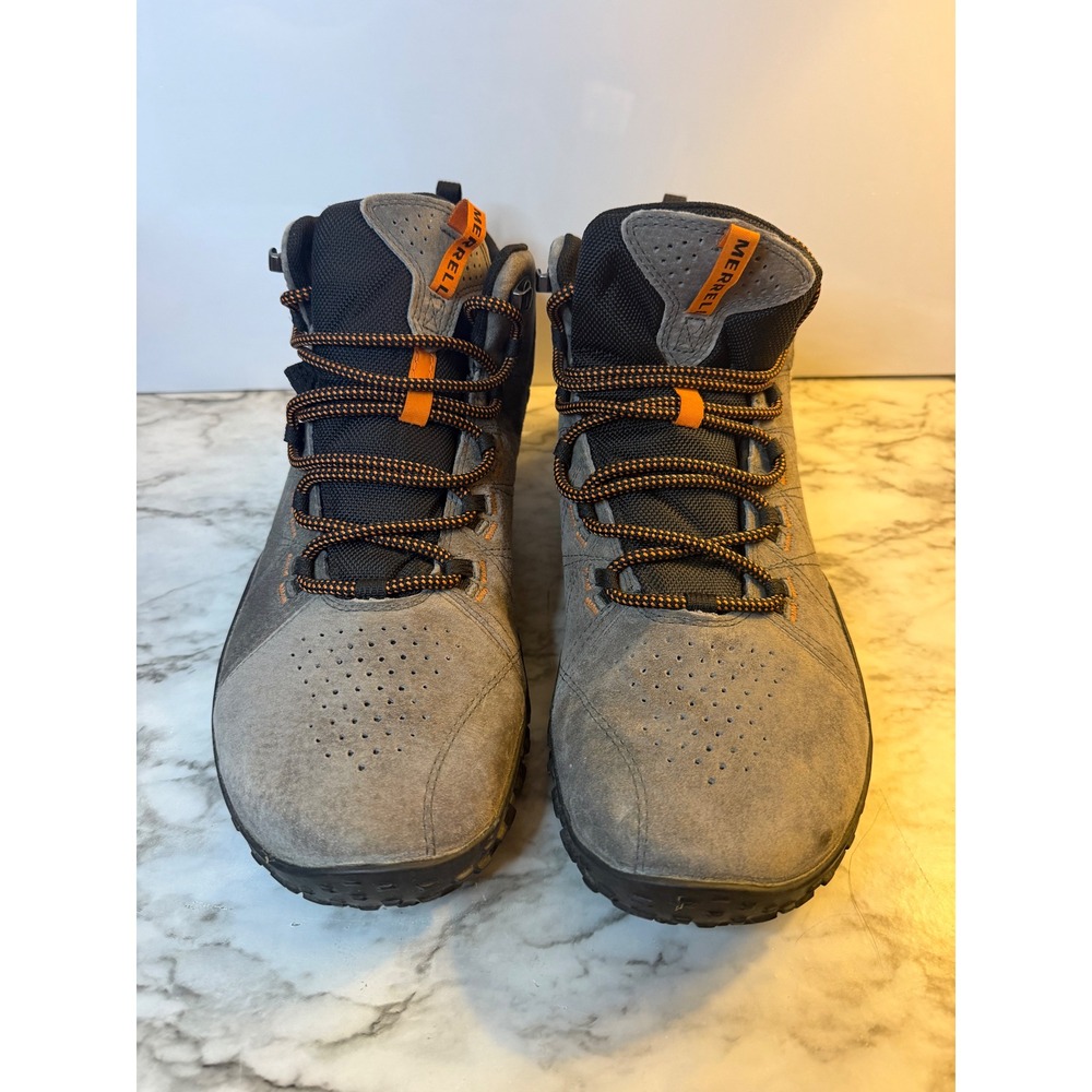 Merrell Wrapt Mid WP Waterproof Hiking Trail Shoes Mens barefoot  Size 10.5